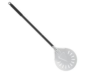 Pelle à pizza de 20,3 cm, pelle à pizza en aluminium avec poignée longue antidérapante résistante à la chaleur de 78 cm, pour la cuisson de pizzas faites maison