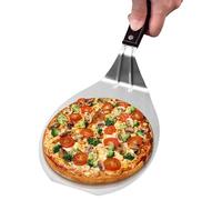Pelle à pizza en acier inoxydable - Spatule à pizza légère avec long manche - Spatule à pizza faite maison - Légère - Avec long manche - Pelle à pizza en acier inoxydable - Pour pâte