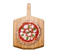 Pelle à pizza en bambou 35,6cm Ooni. À la fois pelle a pizza et planche à découper, elle est idéale pour votre four a pizza!
