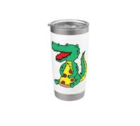 Pelle à pizza en forme de crocodile Gobelet isotherme en acier inoxydable double paroi