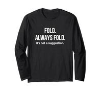 Pelle à Pizza « Fold Always Fold Not a Suggestion New York » Manche Longue