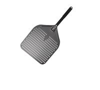 Pelle à pizza perforée de 25,4 cm avec poignée courte anti-adhésive pour four ustensiles de cuisine pour la cuisson de grande pizza (couleur : 55 cm)