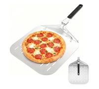 Pelle à pizza pliable en métal - Spatule à pizza de 25,4/30,5/33 cm, spatule de four à pizza pour pizza maison et commerciale (aluminium, 33 cm)