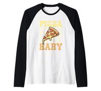 Pelle à Pizza pour bébé rétro Vieilli Amateur de Nourriture Manche Raglan