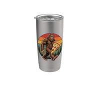 Pelle à pizza rétro Sasquatch pour amateurs de randonnée, camping, forêt Gobelet isotherme en acier inoxydable double paroi