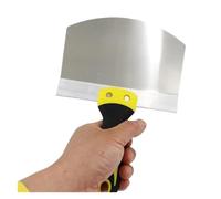 Pelle à plâtre murale en acier inoxydable, couteau mastic, grattoir, distributeur de peinture, spatule remplissage, outils construction
