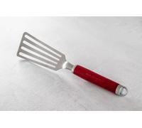 KitchenAid - Pelle à Poisson à Trous en Inox, Souple et Maniable - Couleur Rouge Cerise