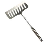 Pelle à Poisson Spatule Robuste, en Acier Inoxydable pour Cuisson | Légère, Portable et Facile à Saisir, Finition Argentée, pour Steak, Friture et Usage Quotidien Cuisine