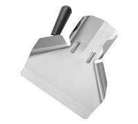 Pelle à popcorn en acier inoxydable pour collations, noix, glace | Acier inoxydable, robuste, bouche en forme de U, poignée isolante antidérapante, remplit les sacs rapidement, pour popcorn