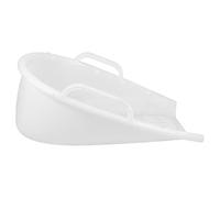 Pelle à Poussière à Main en Plastique Blanc, Grosse Ouverture | Anti-casse et Résistante à L’usure, Usage la Cuisine et Fête, Poignée Ergonomique, Design Élégant