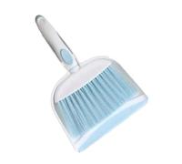 Pelle à poussière de bureau Ensemble de Mini balai et pelle à poussière, balayeuse miettes Table manger, poils souples, outils nettoyage bureau polyvalents for la maison(Blue)