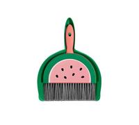 Pelle à poussière de bureau Ensemble de Mini balai et pelle à poussière, brosse nettoyage bureau avec, outil ménager, petite ensemble brosses(Green)