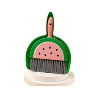 Pelle à poussière de bureau Ensemble de mini balais bureau, outil balayage, petit balai, avec combinaison pelle à poussière, petite et ensemble brosses(Light green)