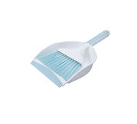 Pelle à poussière de bureau Ensemble de Mini pelle à poussière et brosse main, balayage compacte, ensemble balai bureau Flexible peu encombrant(Blue)