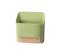Pelle à poussière de bureau Ensemble de poubelles à balai mural bureau, Mini brosse nettoyage, Combo rangement for la maison, le, cuisine, ensemble pelles poussière en plastique(Green)