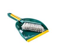 Pelle à poussière de bureau Mini pelle à poussière et ensemble de brosses, balais bureau utiles, balai en plastique, petite, for clavier d'ordinateur(Green)