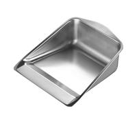 Pelle à poussière en métal - Bac à poussière en métal | Petite pelle à poussières en acier inoxydable, pelles à poussières robuste pour la maison, l'intérieur et l'extérieur, les cuisines, les salles