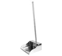 Pelle à Poussière Manche Amovible Argenté, en Acier Inoxydable, Maison | Ramasse les Déchets des Coins Étroits, Rangement Compact, Finition Polie Miroir, la Cuisine et Services