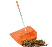 Pelle à poussière pour déchets de jardin - Pelle d'extérieur avec long manche - Grande pelle à déchets de jardin - Appareil de nettoyage ménager - Balayeuse avec poignée ergonomique - Pelle avec