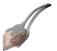 Pelle à rôtir, en nylon, pince multifonction de 30,5 cm, pour steak, hamburger, spatule de cuisine en acier inoxydable pour poêle, crêpes, gâteaux, pizza, œuf