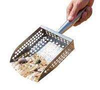 Pelle à sable de détection de métaux | Tamis à main robuste | Pelle de détection de métaux | pour la chasse au trésor en plein air, piscine de marée, eau peu profonde, rivière, rochers, randonnée