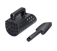 Pelle à sable et passoire en ABS noir multifonction pour jardin, cour