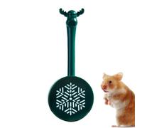 Pelle à sable pour hamster - Pelle à sable | Pelle | Tamis en métal | Cuillère à sable avec poignée d'élan | Outil de litière facile à nettoyer pour cage hérissons, ours doré, chat, lapin, nain