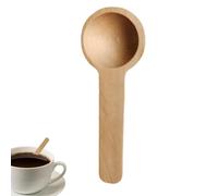 Pelle à sel de bain - Cuillère à lait en bois de - Cuillère à bonbons réutilisable - Pelle à café pour épices, pots à épices et miel - Couverts de service respectueux de l'environnement