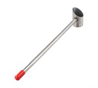 Pelle à sucre en acier inoxydable pour barbe à papa, poignée confortable pour une utilisation continue avec des guimauves, couleur argent pour un accessoire essentiel pour les opérations de concession
