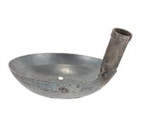 Pelle à Tamis en Fer Grosse Capacité, Nettoyage de Drains et Boues | Pelle à Déchets, Design Vertical Perforé, Usage Maintenance et Chantier, pour Puisards, Curage