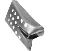 Pelle à Tamiser la Boue Épaisse en Métal Manganèse, Tête Carrée | Trous de 1,5cm, Manche Ergonomique, Contrôle Stable, pour Drains et Sol, Jardin, Tranchée