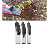 Pelle à terre en acier inoxydable pour bonsaï, mini pelle cylindrique pour plantes, outil de plantation réutilisable pour bonsaï, pelle multifonctionnelle pour creuser, tamis et désherbage
