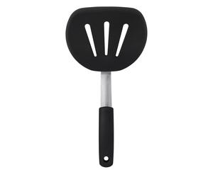 Pelle à œuf au plat Extra-Large flexible & ajourée en Silicone anti adhérente large de 15 cm