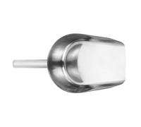 Pelle Alimentaire en Acier Inoxydable, Pelle à Glace Polyvalente | Finition Argentée, Bord Lisse et Nettoyage Facile, pour Céréales, Bar et Usage Domestique Quotidien