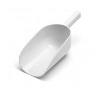 Pelle alimentaire en plastique robuste 34 Cm. - Pelle à glaçons, farine, céréales, bonbons - Mesure et distribution pour cuisine, bar et fête