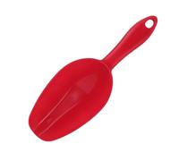 Pelle Alimentaire Polyvalente en Plastique PP Rouge pour Sucre et Popcorn | Poignée Suspendable, Surface Lisse, Usage Intérieur, Service au Bar, Nettoyage Facile, Cuisine