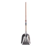 Pelle aluminium petit modèle épaisseur 2 mm manche bois 120 cm