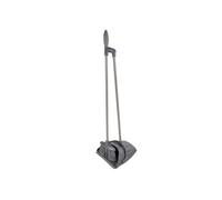 Pelle haute repliable avec balayette + réservoir en plastique - Gris et taupe - H 88 cm