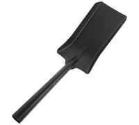 Pelle Carrée en Fer pour Jardinage et Transport de Terre, Noire | Outil Portable, Facile à Utiliser Entretenir, Adapté Neige Travail Extérieur