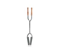 VITO - Pelle croisée 2 manches pour trous de poteaux Acier trempé Manche Bois 121.5 cm