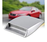 Pelle D'admission de Flux D'air, Capot de Couverture D'évent de Capot Universel de Voiture Décoratif Pelle D'admission de Flux D'air (Argent)