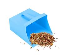 Pelle d'alimentation - Pelles à grains fermées de 3,6 l, serveurs de nourriture robustes pour volaille, distributeurs d'aliments pour bétail, accessoires de manipulation de matériaux secs