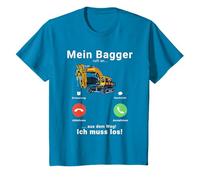Pelle d'appel téléphone pelleteuse chantier idée cadeau T-Shirt