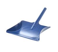 | Pelle de Balayage en métal pour poussières Fines - Pelle à poussière - Balayage à Main - Pelle à Charbon - Pelle de Jardin et de Garage (Bleu)