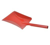 | Pelle de Balayage en métal pour poussières Fines - Pelle à poussière - Balayage à Main - Pelle à Charbon - Pelle de Jardin et de Garage (Rouge)