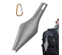 Pelle de Camping | Pelle en Titane pour Excavation de Randonnée - Outil Léger Haute Résistance Pour Camping Jardinage Archéologie Amateur Plage