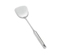 Pelle de cuisine en acier inoxydable, passoire, accessoires d'ustensiles, cuillère à soupe riz, spatule Anti-brûlure, ustensiles, Gadgets 4 pièces pour Poêles Antiadhésives(37.5 * 9.7CM)