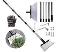 Pelle De Desherbage avec Manche 200cm,Pelle De Nettoyage Multifonctionnelle 32cm,Pelle De Jardin Desherbante,Grattoir De Jardin