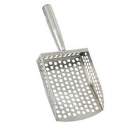 Pelle de détection de métaux Tamis Manuel Robuste | Tamis à sable de plage Pour adultes, rochers, littoral, eau peu profonde, bassin de marée, randonnée, jardinage,