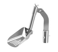 Pelle de gouttière en acier renforcé avec poignée confortable pour enlever les débris de gouttière et systèmes de drainage domestique